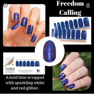 Freedom calling color street nail strips